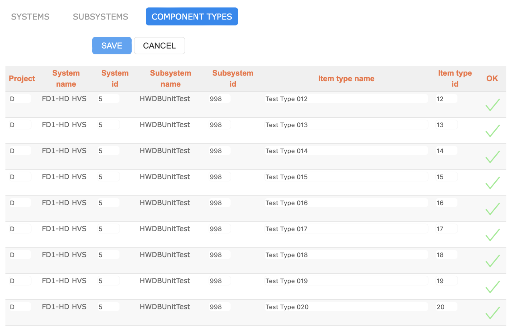 componenttype checked