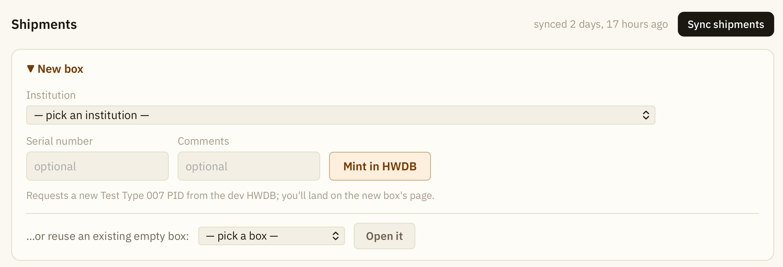 newbox