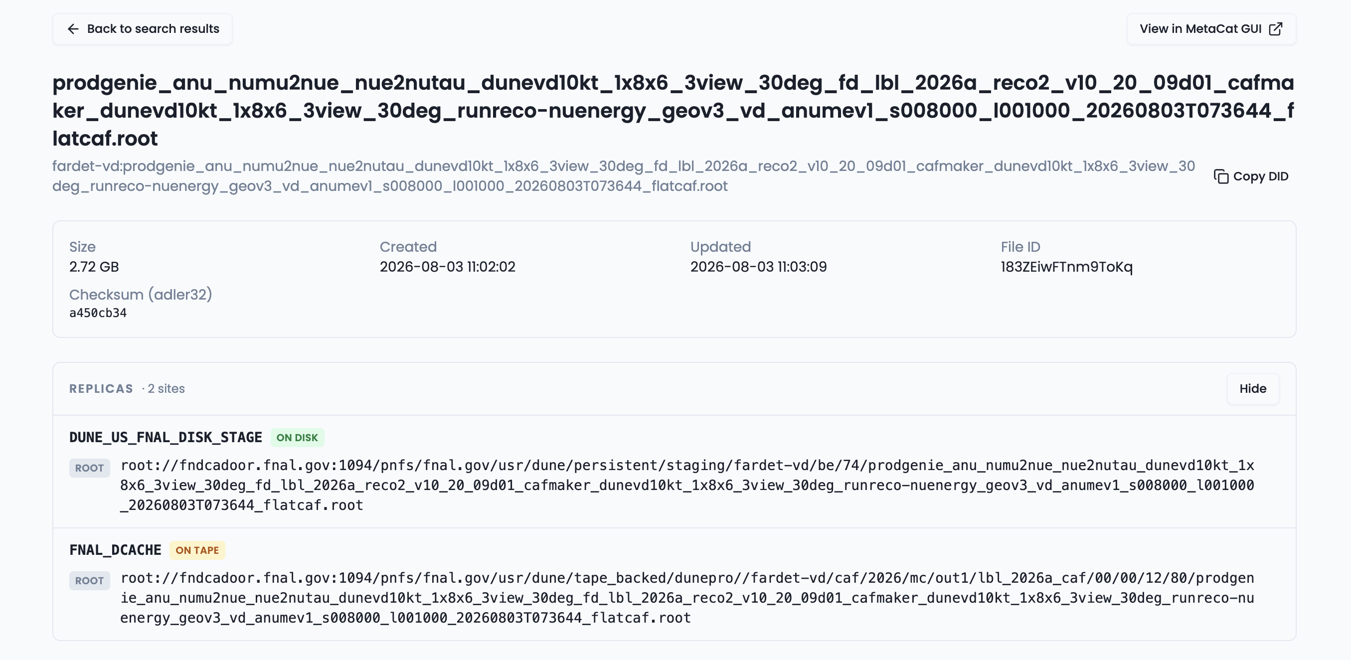 Fast keyword search